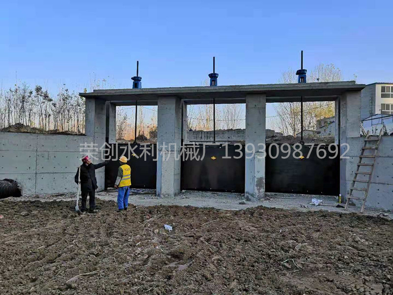 河北廊坊启闭机铸铁闸门安装